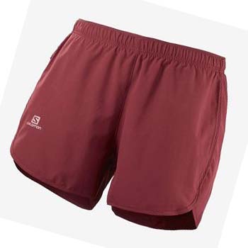 Salomon AGILE Sortky Damske Červené | SK 3270LIS